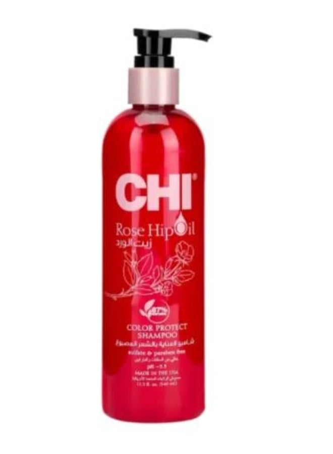 Color Nurture Shampoo For Hair Protection 340ml With Rose Hip Oil